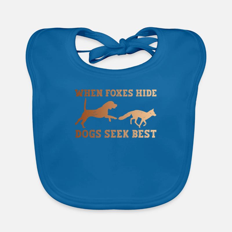 Fuchsjagd Geschenke Jagdhund Baby Bio-Lätzchen