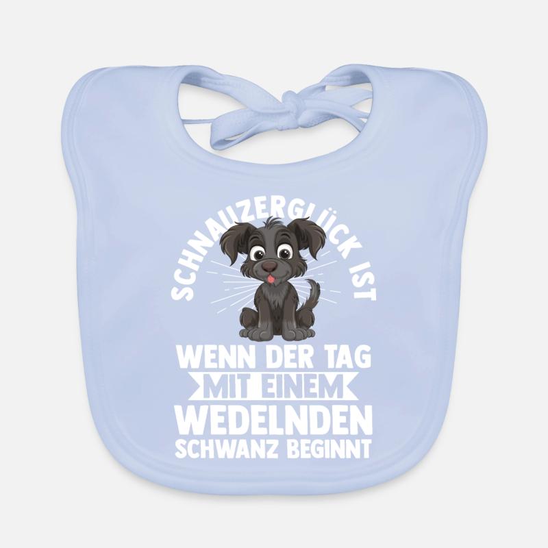 Schnauzer géant Schnauzer chien Bavoir bio Bébé
