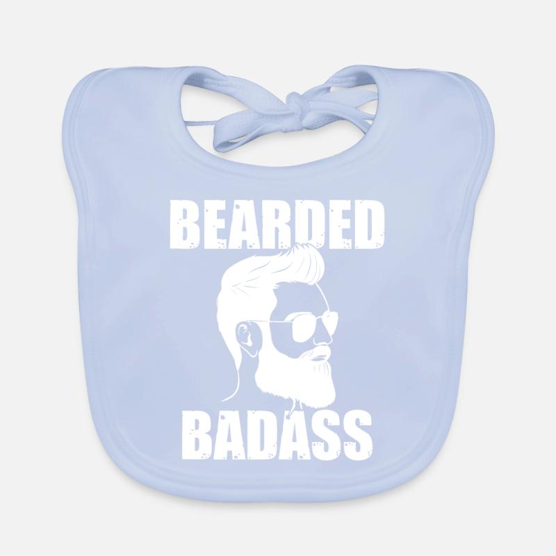 Giftidea Beard Men Organic Baby Bibs