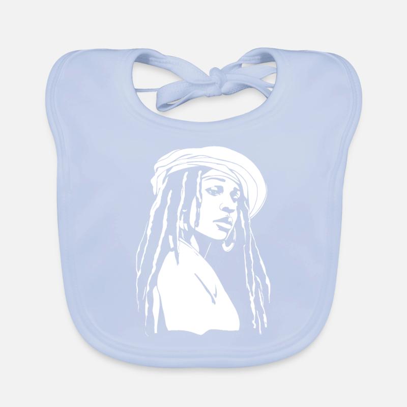 Rasta Haare Dreadlocks Dreads Baby Bio-Lätzchen