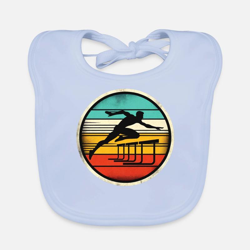 Sprinter de haies Bavoir bio Bébé