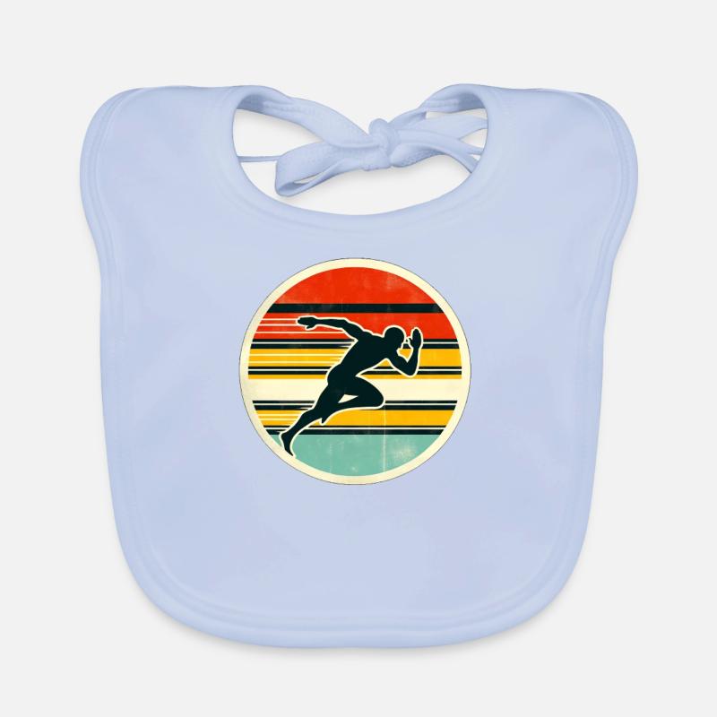 Sprinter - Track And Field 4 Baby Bio-Lätzchen