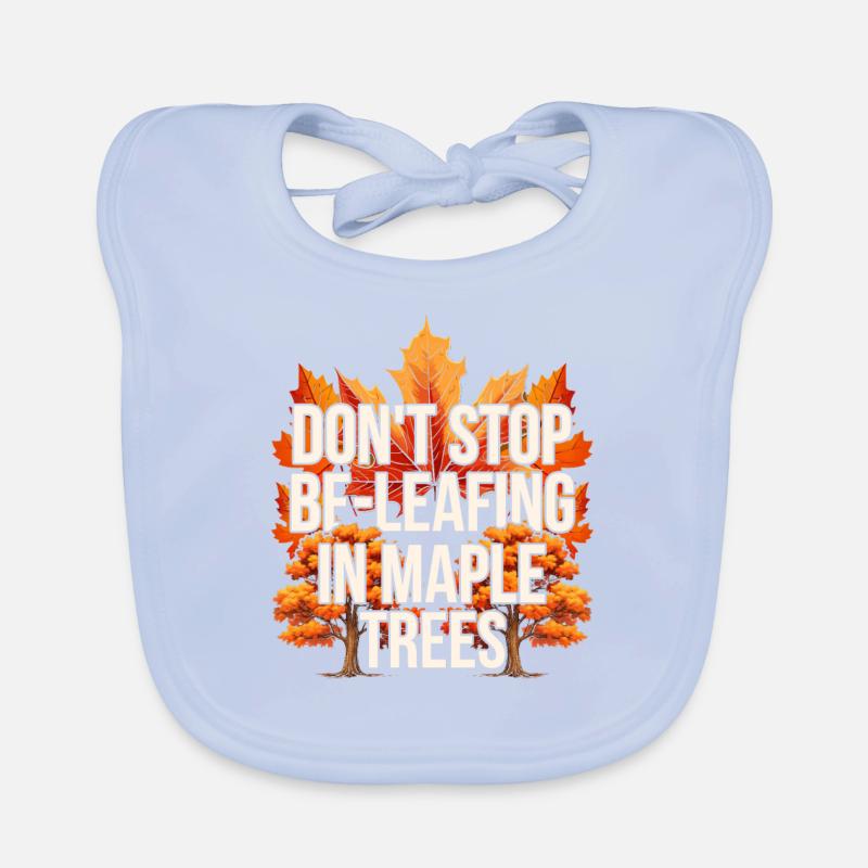 Maple Syrup Maple Tree Organic Baby Bibs