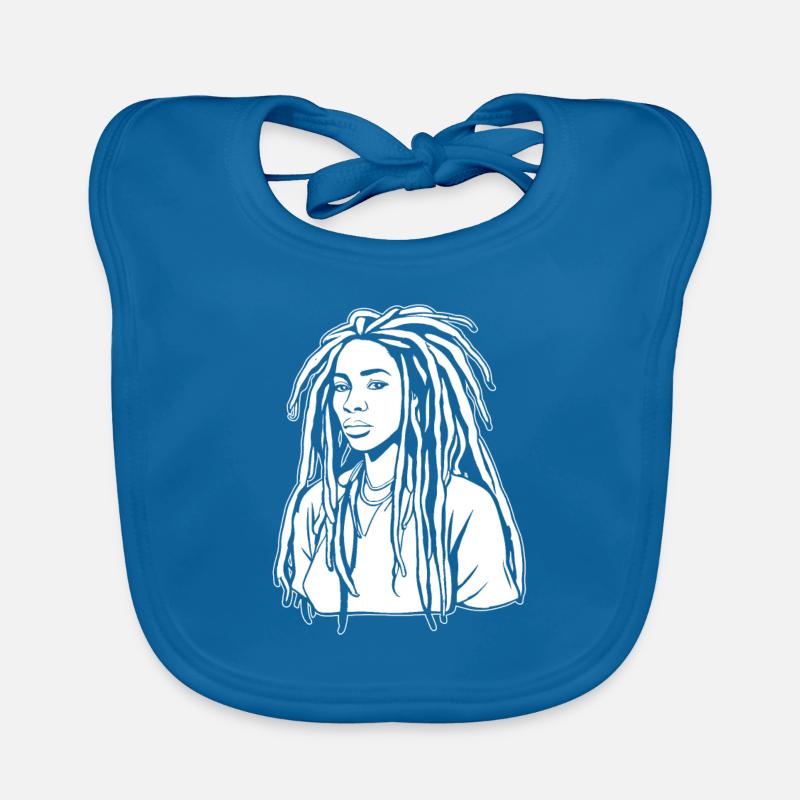 Rasta Haare Dreadlocks Dreads Baby Bio-Lätzchen