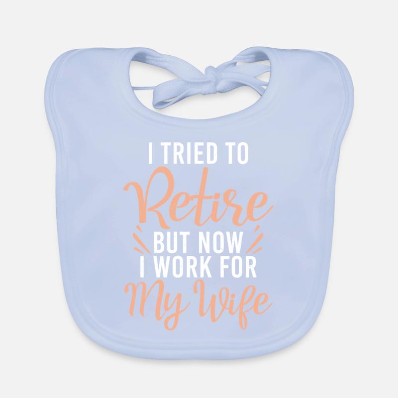 Cadeaux de retraite Bavoir bio Bébé