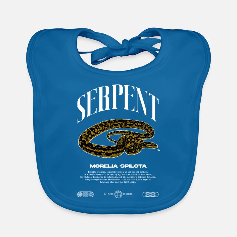 Tapis Python Moderne Reptile Keeper Streetwear Bavoir bio Bébé