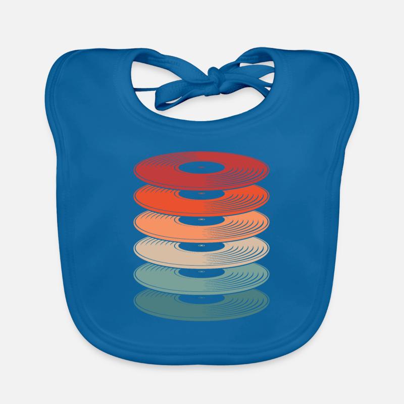 Vinyl Record Collector Organic Baby Bibs