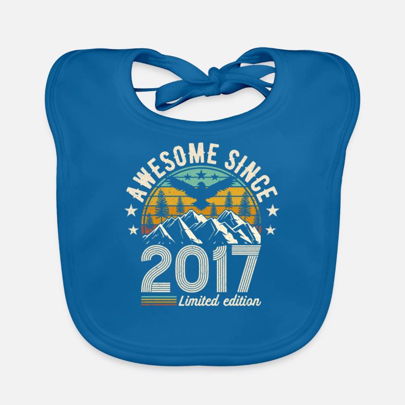 2017 - 2017 vintage - Fantastic since 2017 Organic Baby Bibs