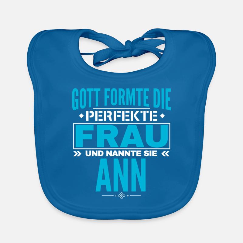 Anna Name Design Organic Baby Bibs