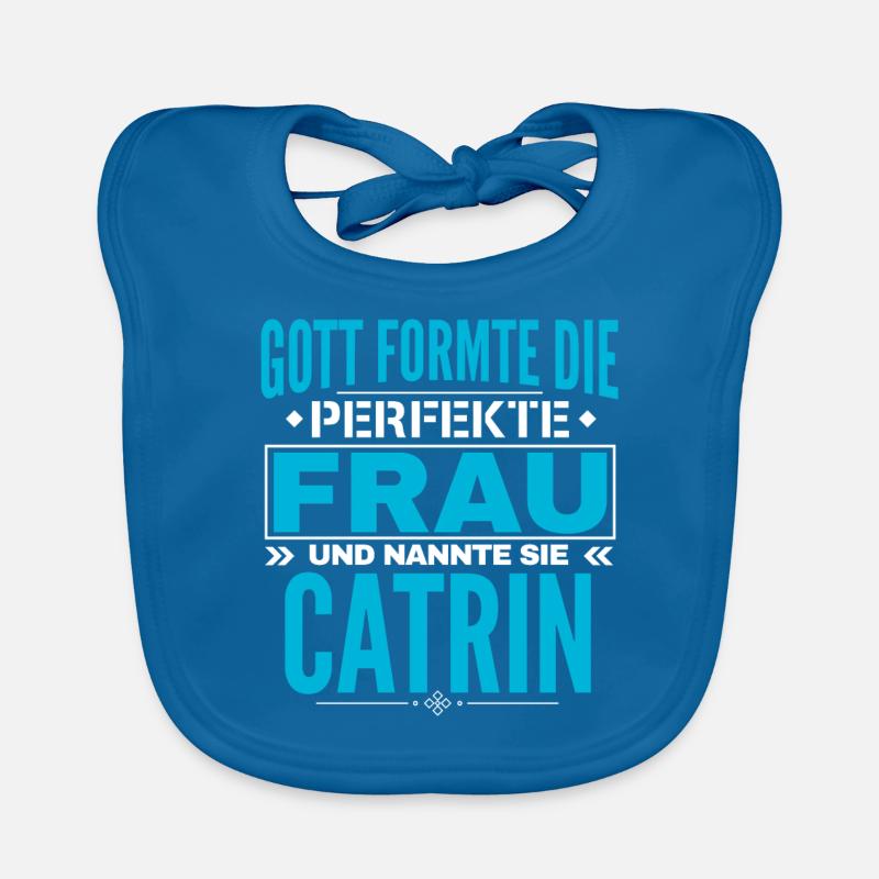 Conception du nom Catrin Bavoir bio Bébé