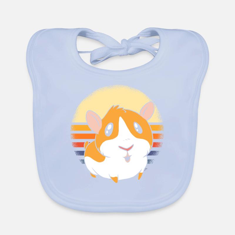 Cochon d’Inde rétro Bavoir bio Bébé