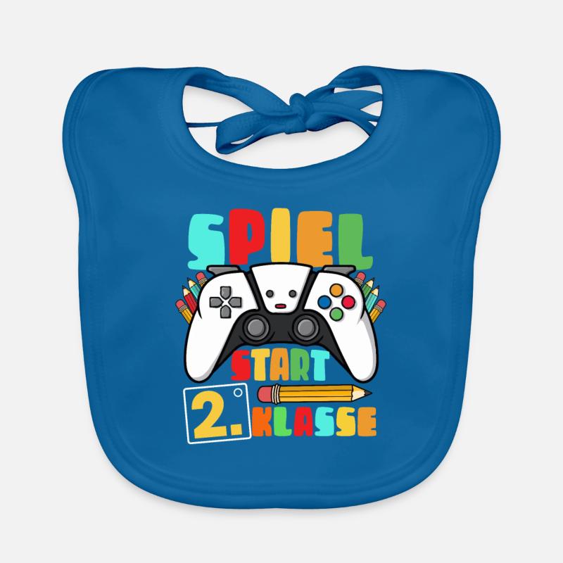 Gamer de début de jeu de 2e année Bavoir bio Bébé
