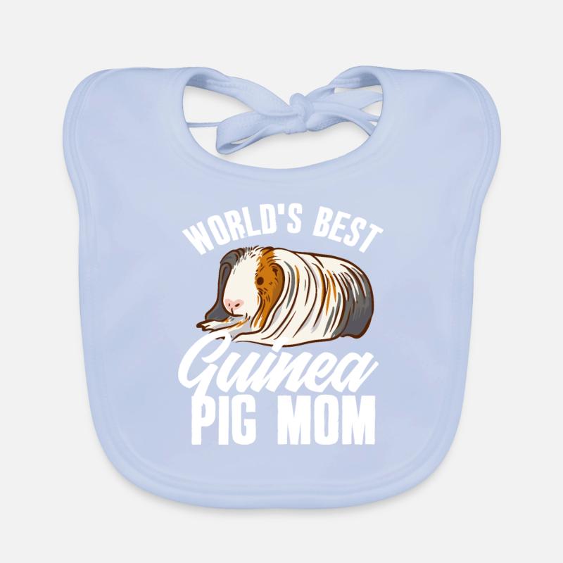 Cochon d’Inde Meilleure Maman Bavoir bio Bébé