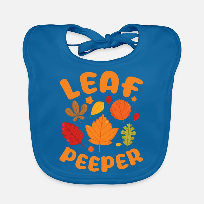 Leaf Peeper Fall Leaves Collector Leaf Peeping Organic Baby Bibs