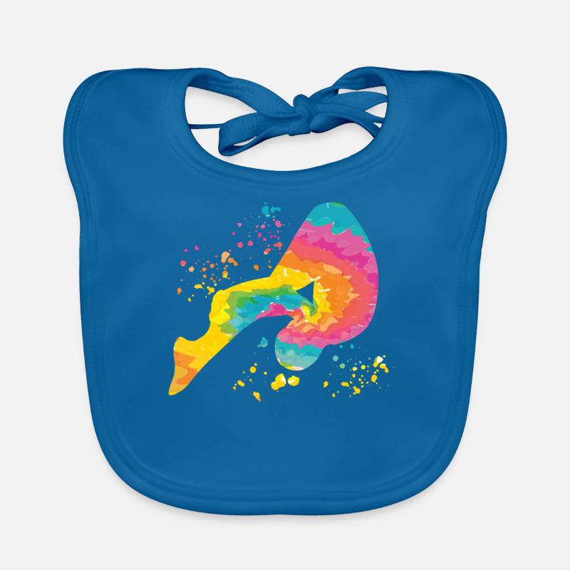 Plongée Plongée synchronisée Bavoir bio Bébé