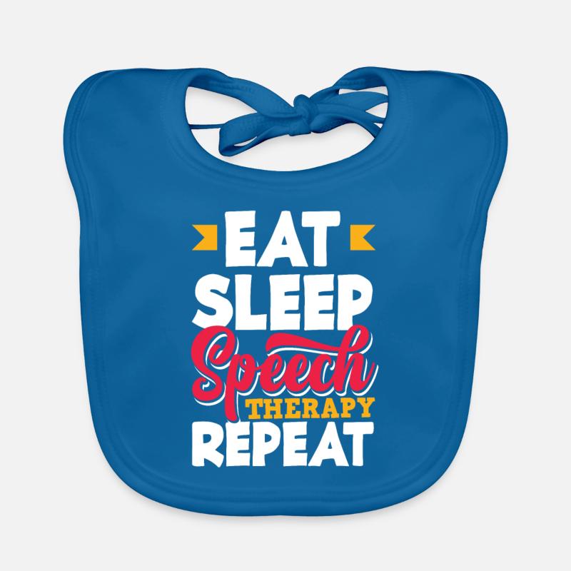 Speech therapist, speech therapist, speech therapist Organic Baby Bibs