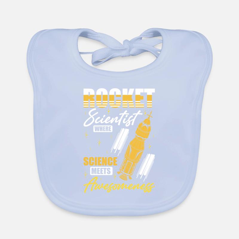 Aerospace Engineer Rocket Scientist Awesomeness Organic Baby Bibs