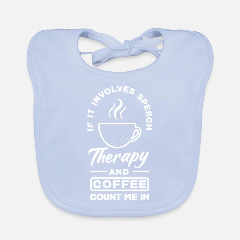 Speech therapist, speech therapist, speech therapist Organic Baby Bibs