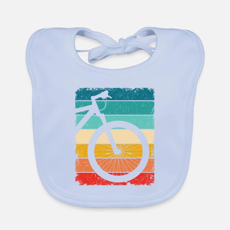 Retro MTB Organic Baby Bibs