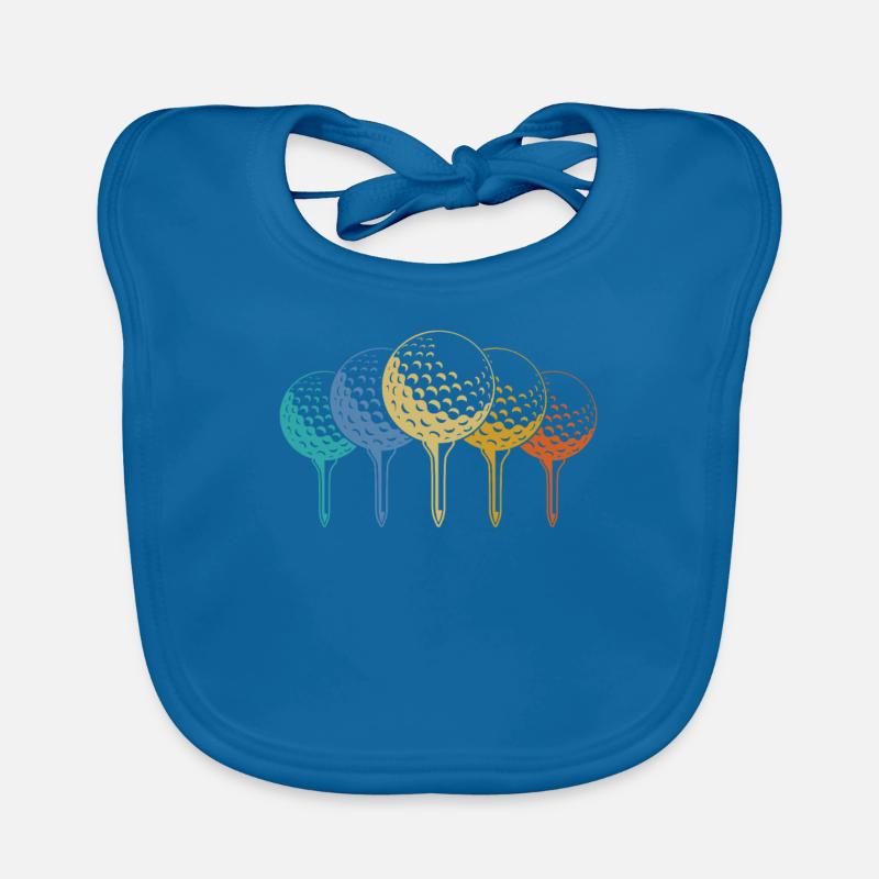 Golf Golfeurs Golfeurs Bavoir bio Bébé