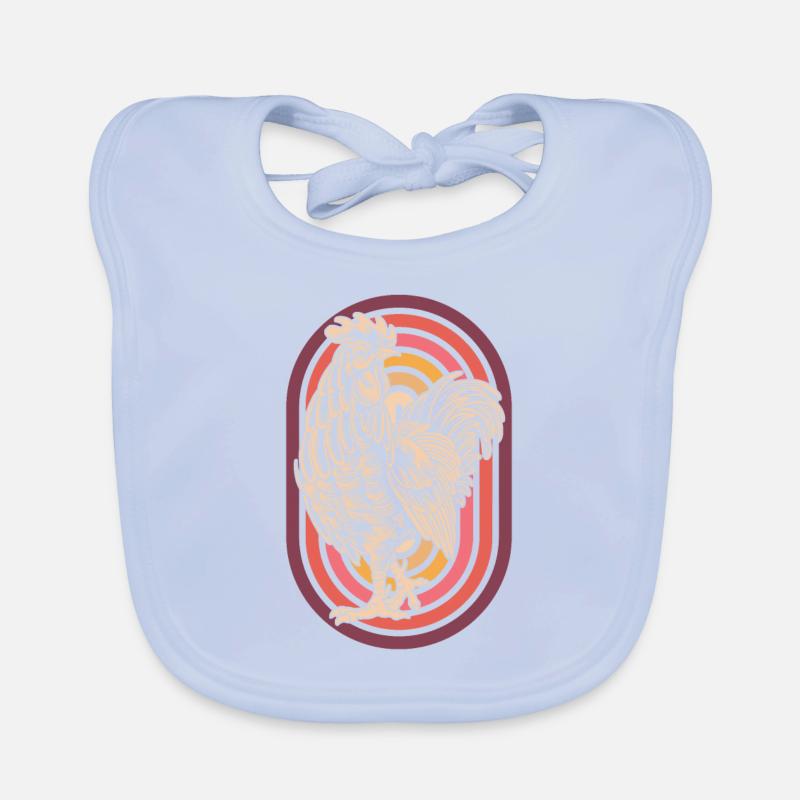 Poule de poulet Bavoir bio Bébé