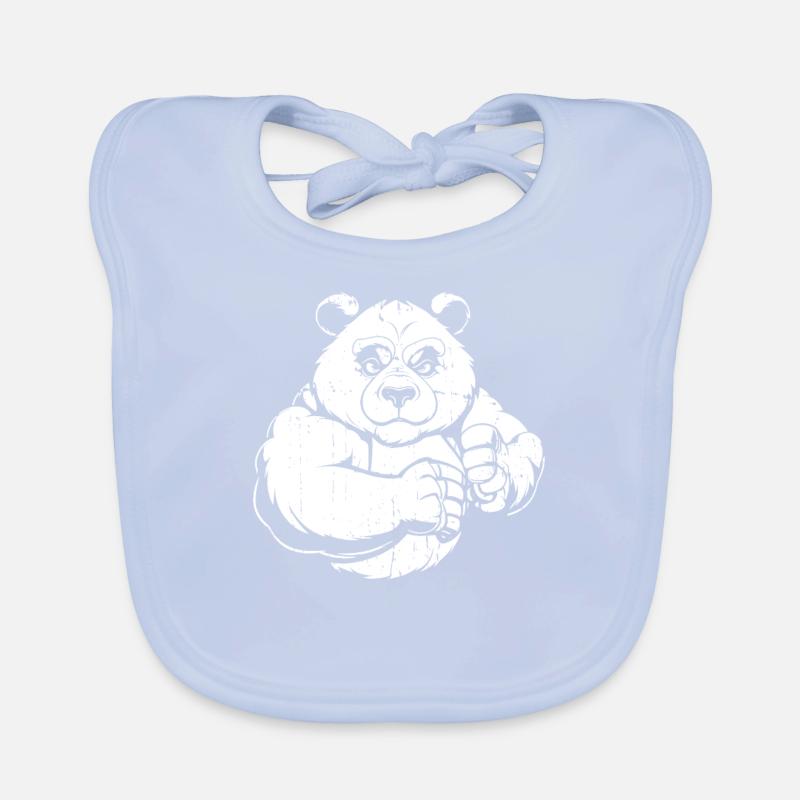 Panda géant Panda Ours Bavoir bio Bébé