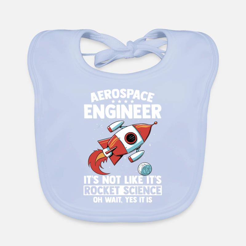 Aerospace Engineer Rocket Science Gift Organic Baby Bibs
