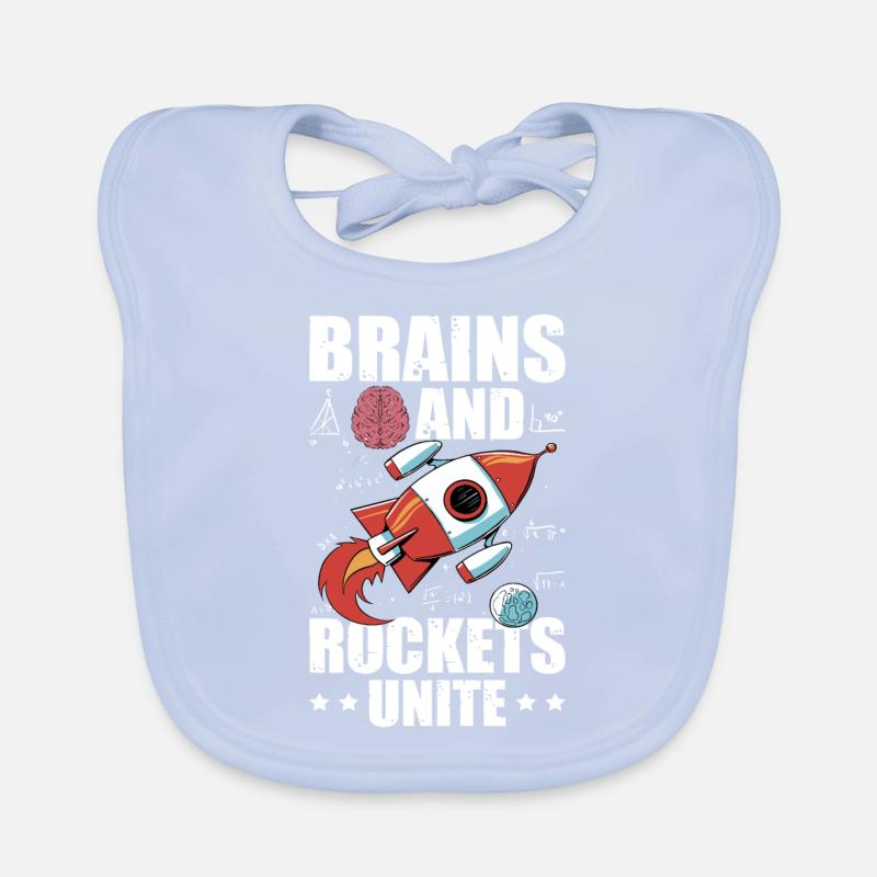 Aerospace Engineer Calculation Math Science Organic Baby Bibs