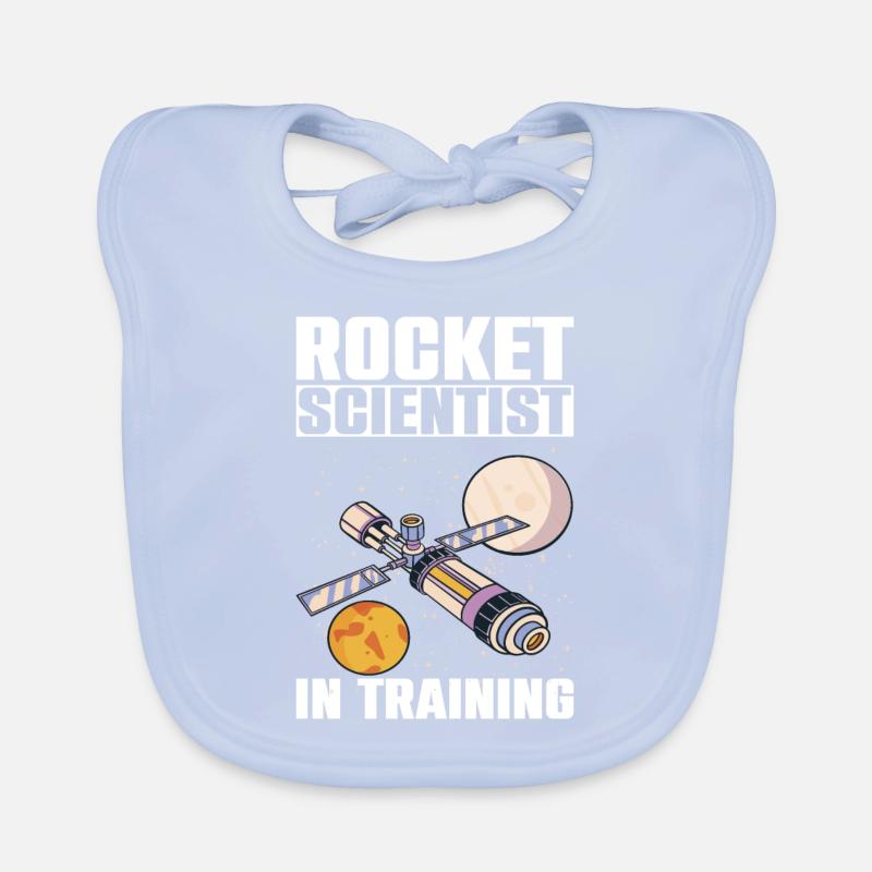 Rocket Scientist In Training Wissenschaft Studiert Baby Bio-Lätzchen