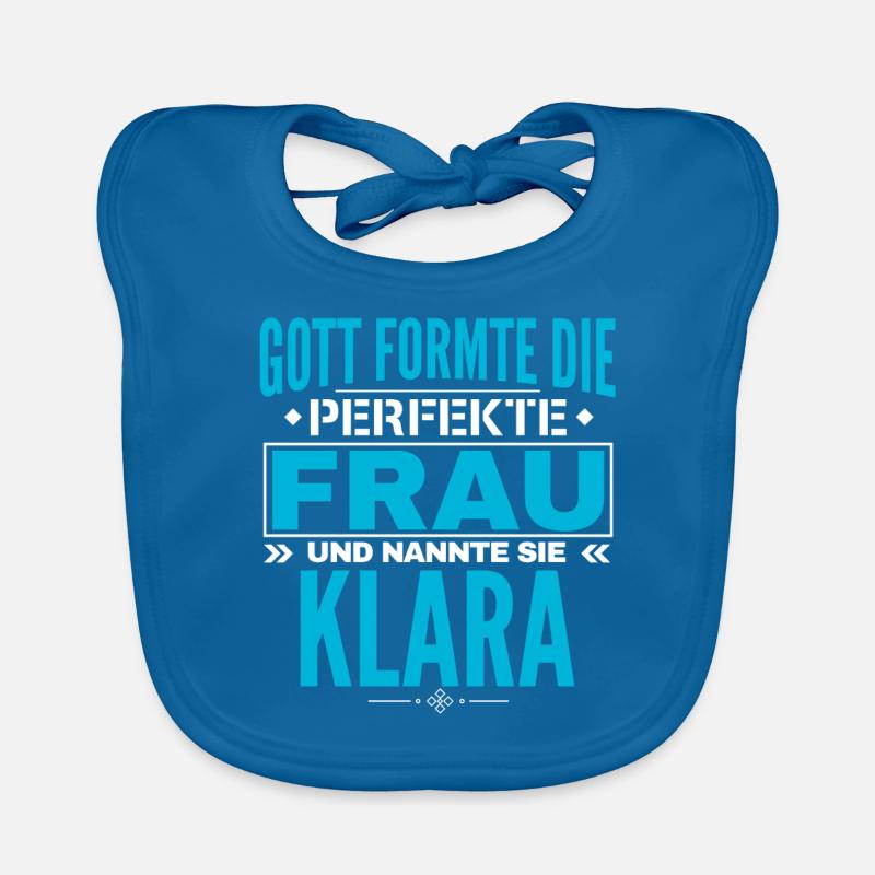 Conception du nom Klara Bavoir bio Bébé