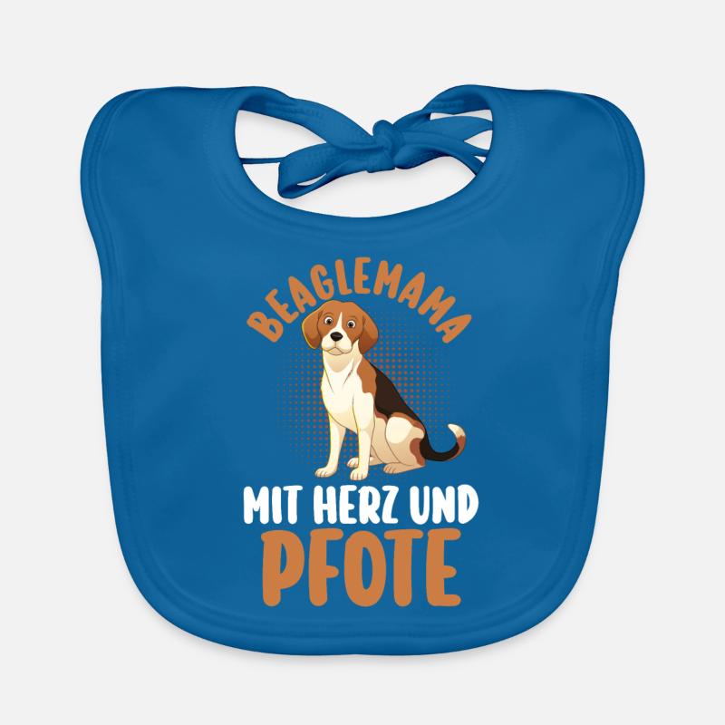 Dog Beagle Organic Baby Bibs