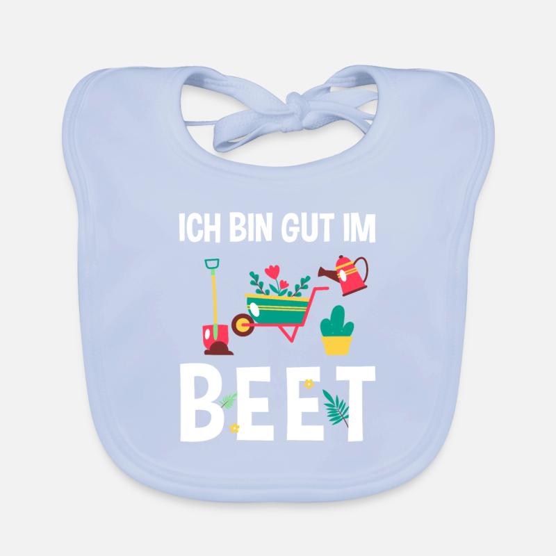 Ich Bin Gut Im Beet Gärtner Baby Bio-Lätzchen