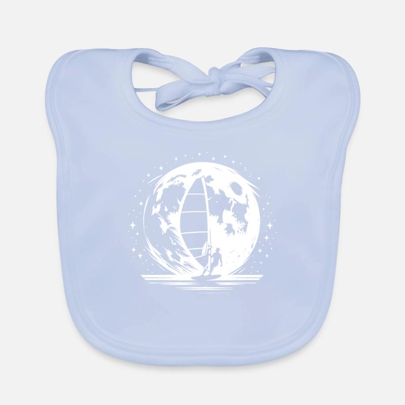 Planche à voile Windsurfer Moon Bavoir bio Bébé
