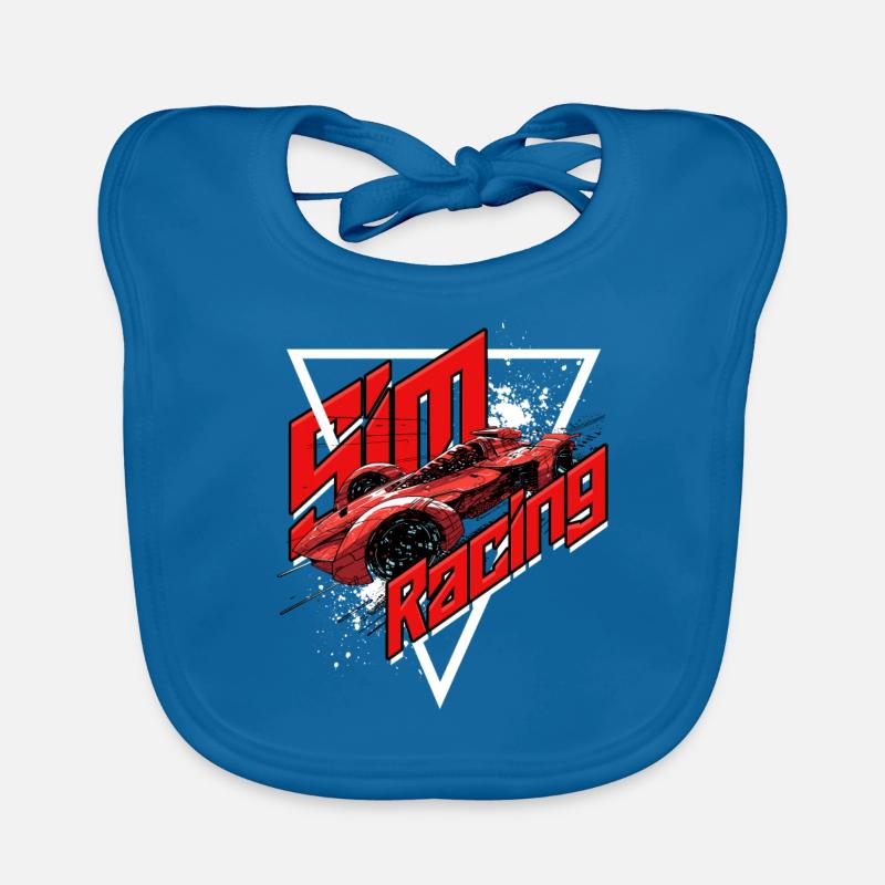 Sim Racing Simulator Esports Sim Race Organic Baby Bibs