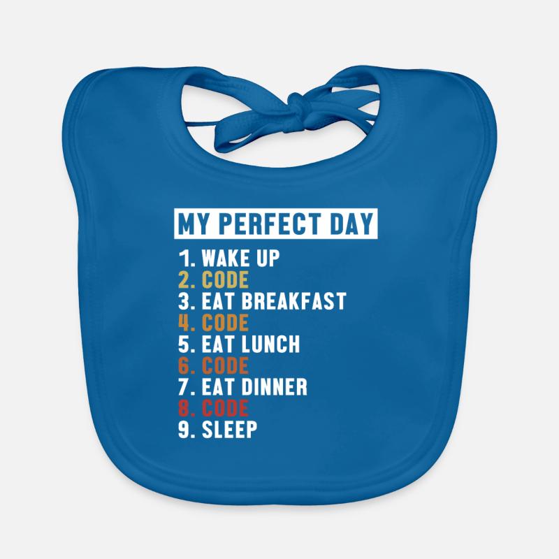 Coding Perfect Day Developer Softwareingenieur Baby Bio-Lätzchen