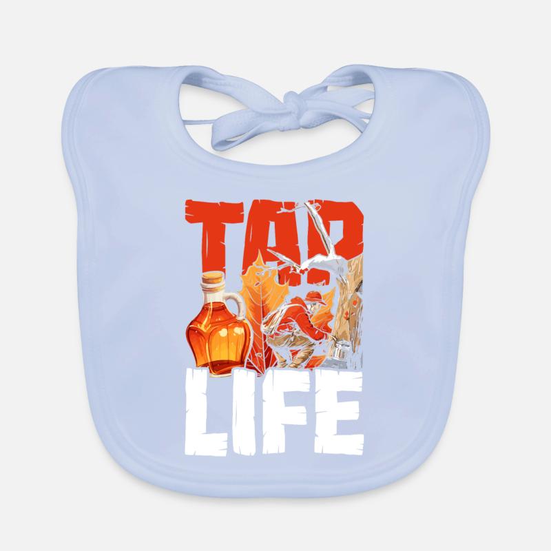 Maple Syrup Maple Tree Maple Sap Tap Life Organic Baby Bibs