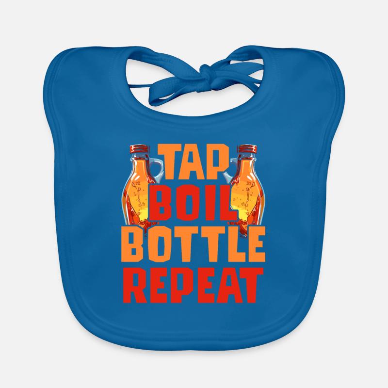 Maple Syrup Maple Sap Tap Boil Bottle Repeat Organic Baby Bibs
