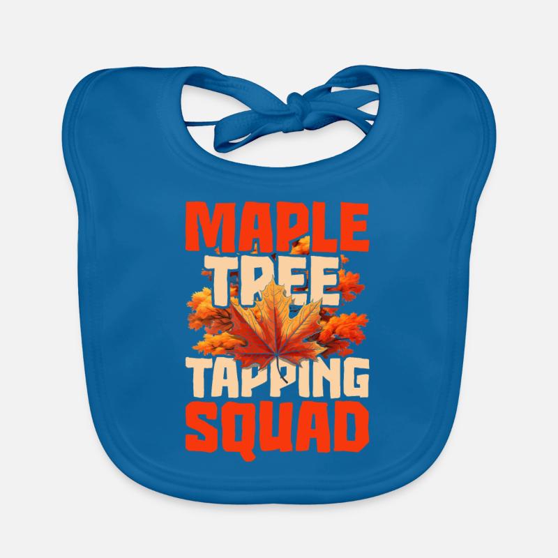 Maple Syrup Maple Sap Maple Tree Tapping Squad Organic Baby Bibs