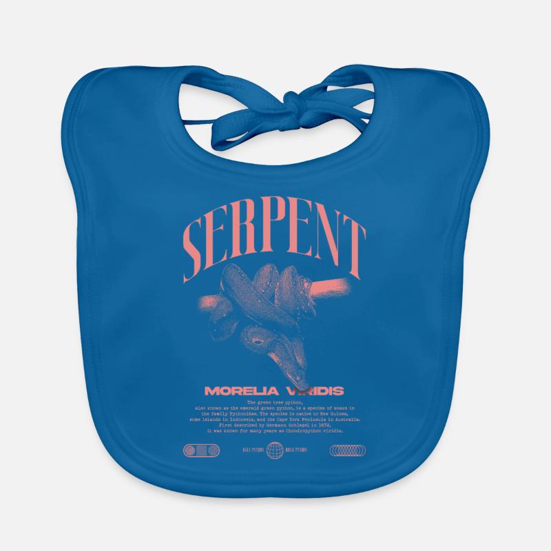 Grüner Baum Python Modern Reptile Keeper Streetwear Baby Bio-Lätzchen