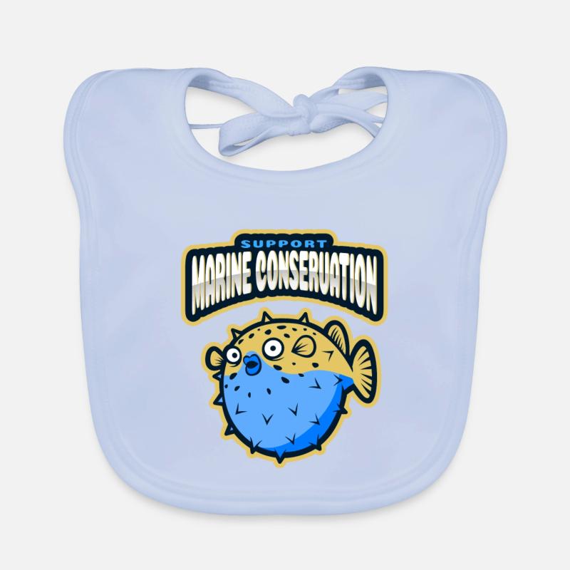Marine Conservation Bavoir bio Bébé