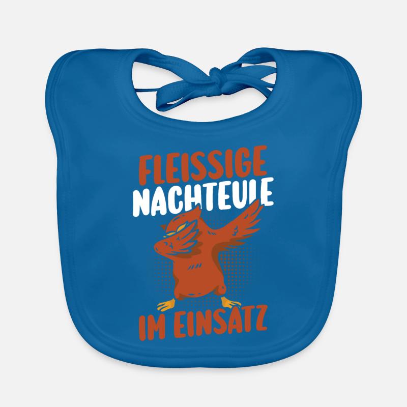 Équipe de nuit de noctambule industrieuse Bavoir bio Bébé