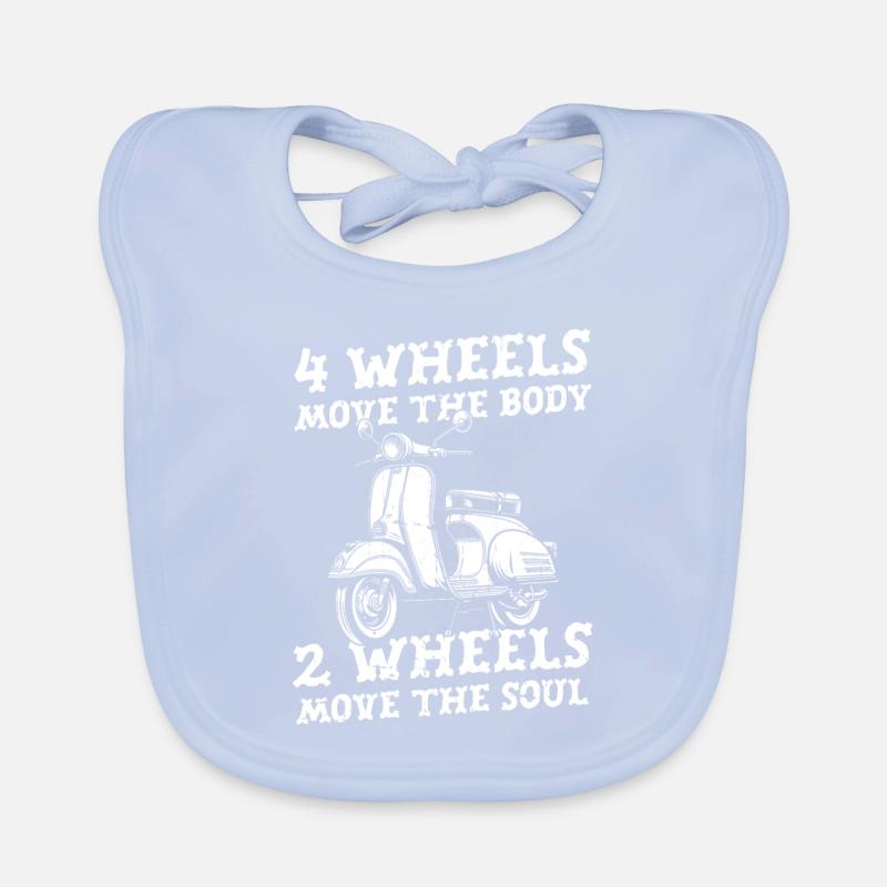 Motorroller Baby Bio-Lätzchen