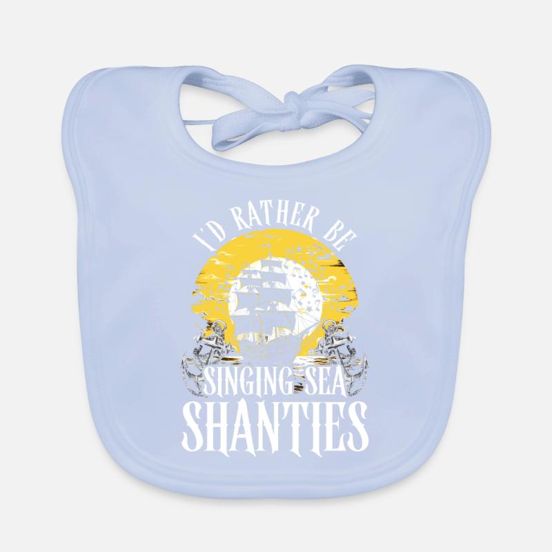 Chœur de baraques de la mer Bavoir bio Bébé