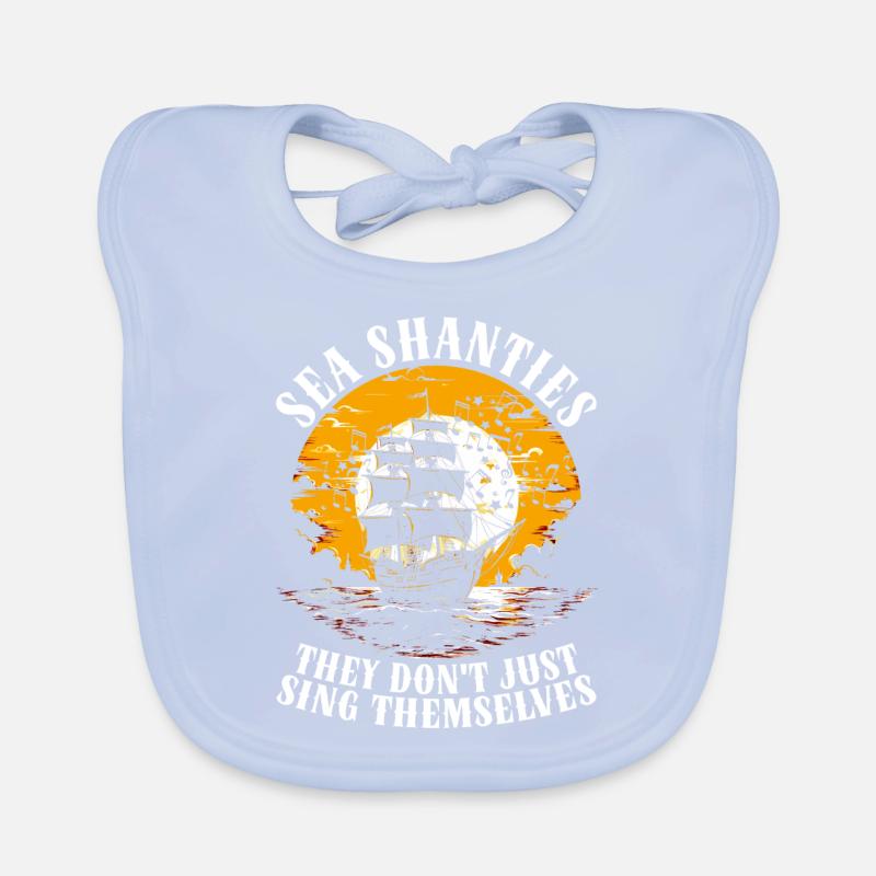Chœur de baraques de la mer Bavoir bio Bébé