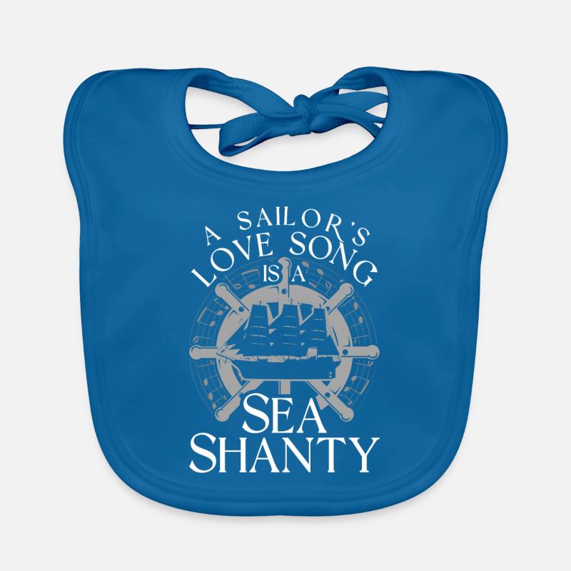 Chœur de chants de la mer Bavoir bio Bébé