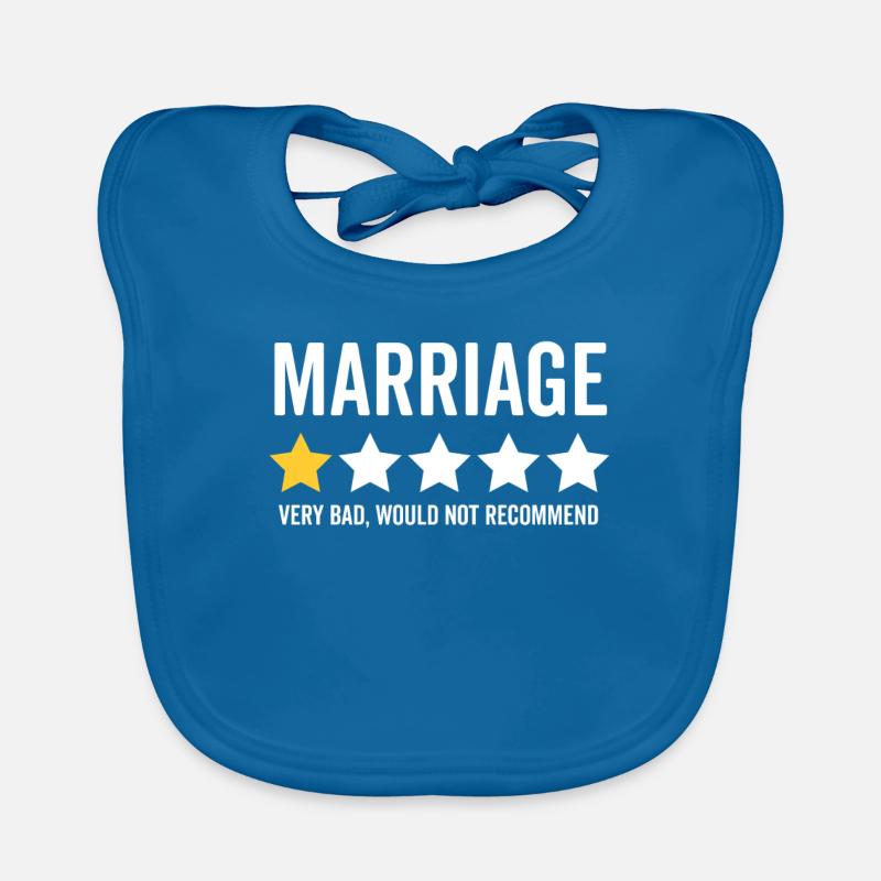 Drôle Divorce Mariage Fin Relation Bavoir bio Bébé