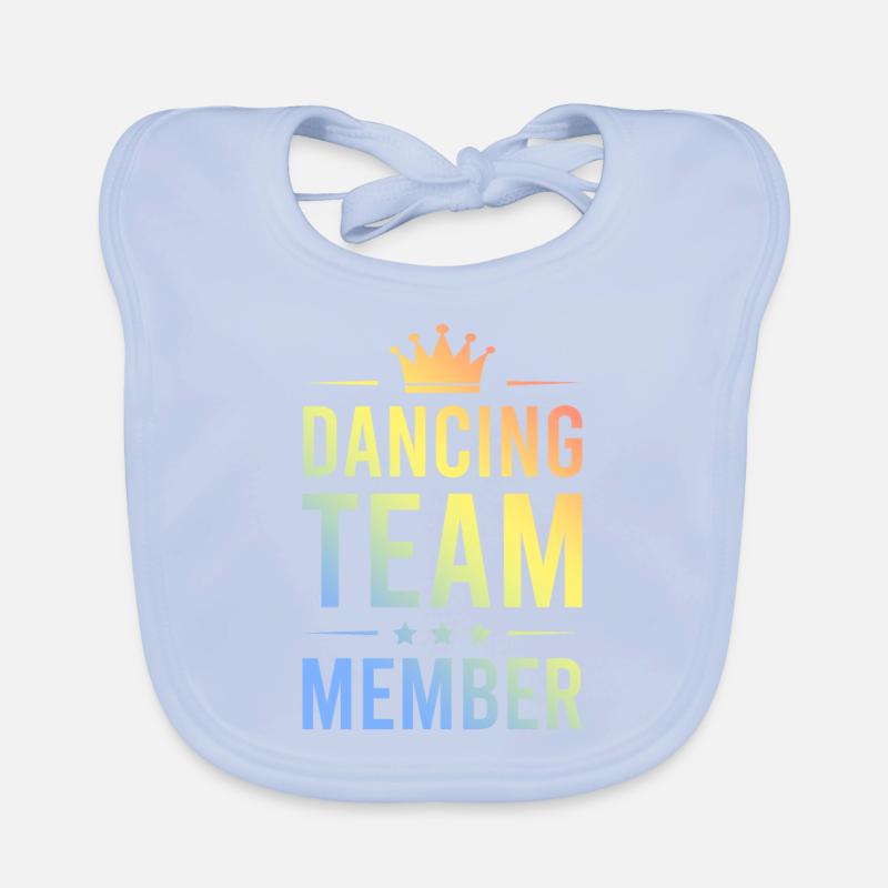 Dancing Team Colorful Organic Baby Bibs