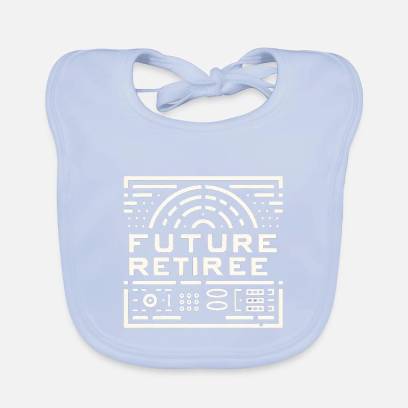 Future Retiree 6 Organic Baby Bibs