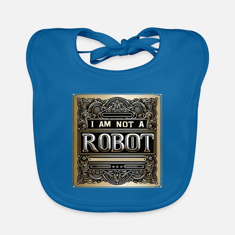 Je ne suis pas un robot 7 Bavoir bio Bébé