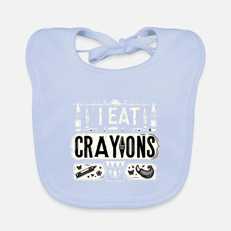 I Eat Crayons 24 Baby Bio-Lätzchen
